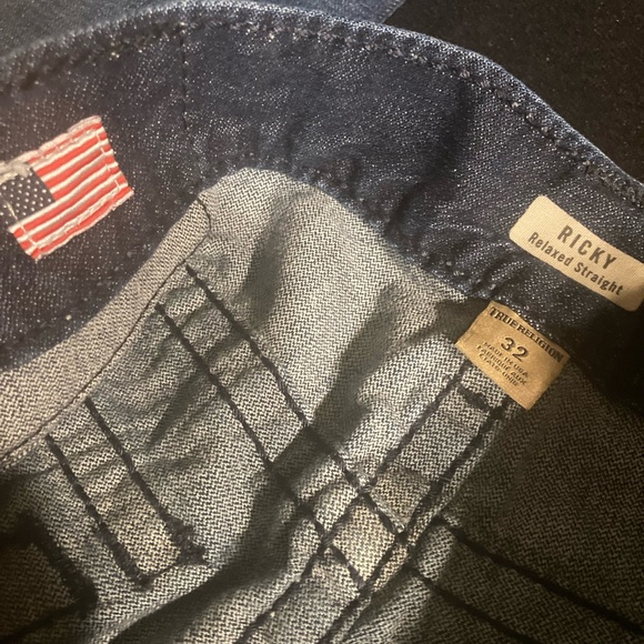 Rare! Made in USA 🇺🇸 Ricky Ropestitch True Religion size 32x33 - Picture 6 of 14